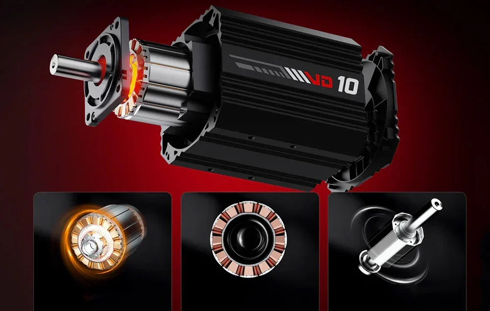 VD10 vairo bazė su priartintu jos dalių vaizdu.