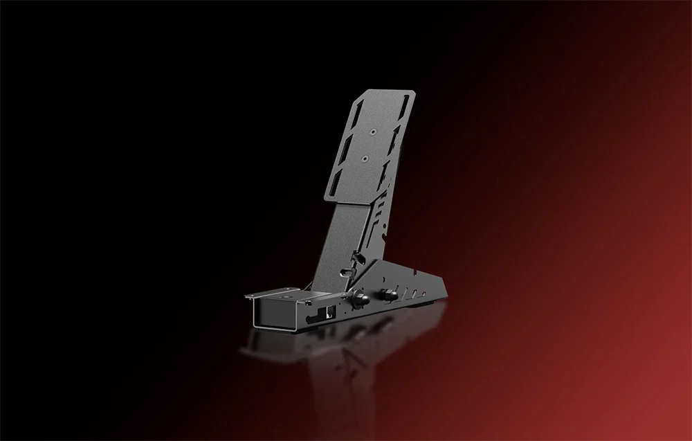 Single PXN clutch pedal centrally positioned with two additional fuzzy copies on the sides