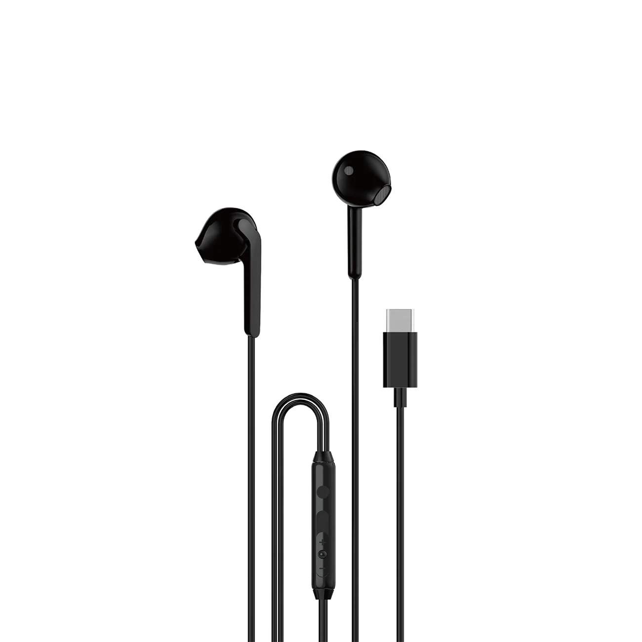 Проводные наушники Dudao X3C USB-C внутриканальные 1.2 м - чёрные