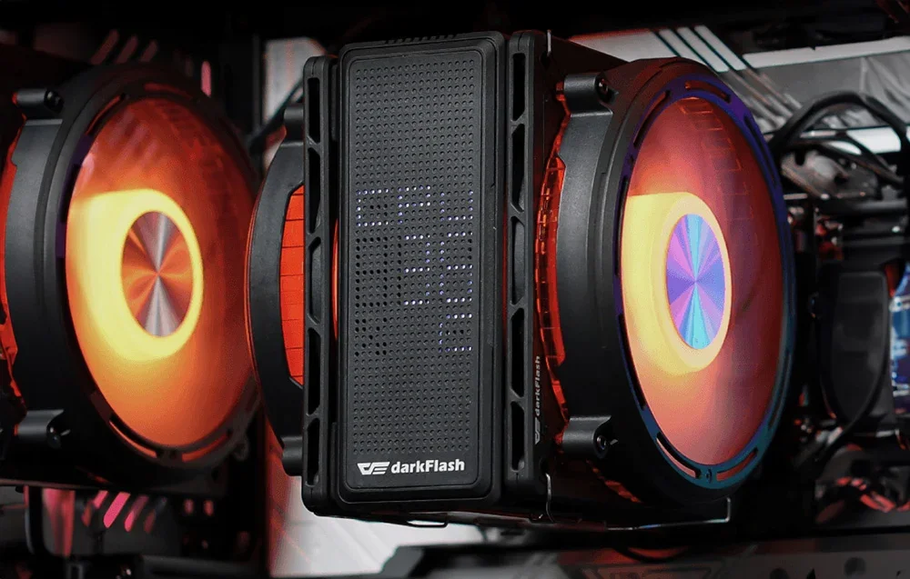 Darkflash aktyvus aušintuvas kompiuterio korpuse