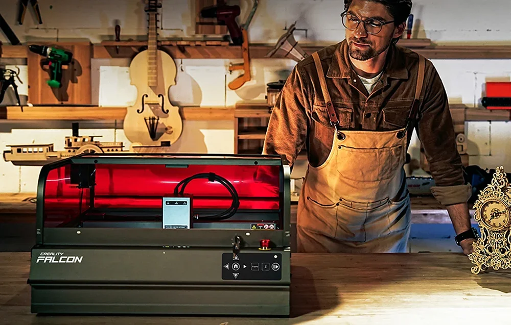 Creality Falcon 2 Pro S 40W lazerinė graviravimo staklė