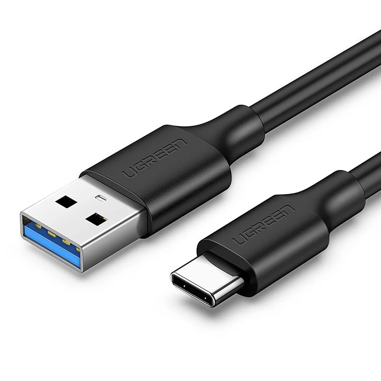 Ugreen US184 20882 кабель USB-A 3.0 / USB-C 3A 1м — чёрный