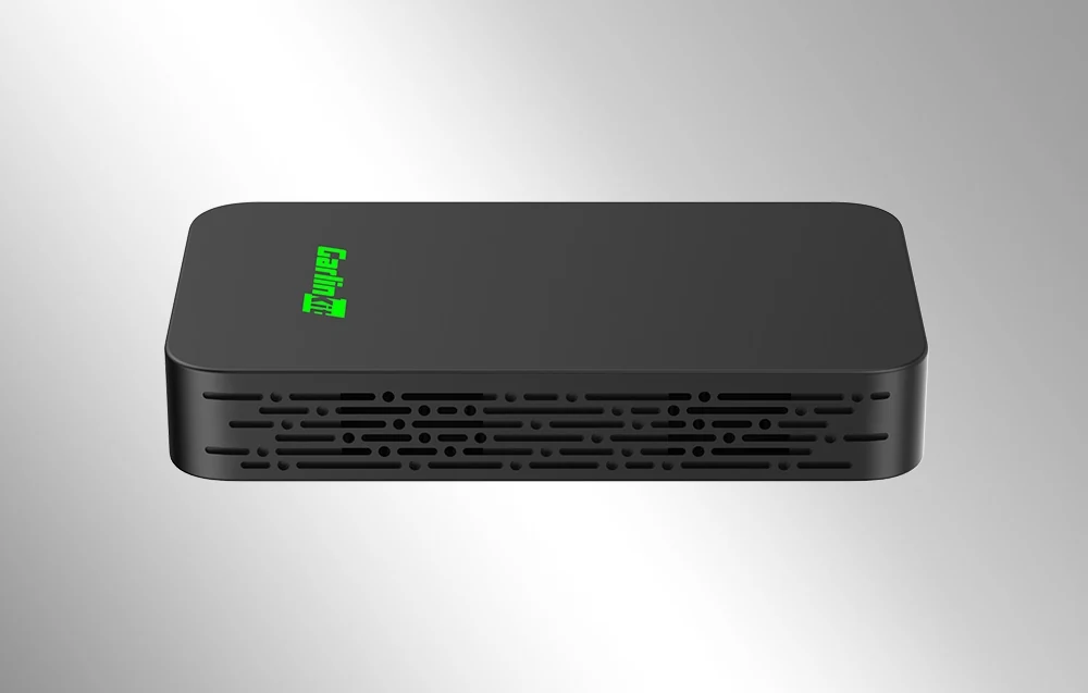 Carlinkit 2AIR-T šoninis profilis ir vėdinimo angos