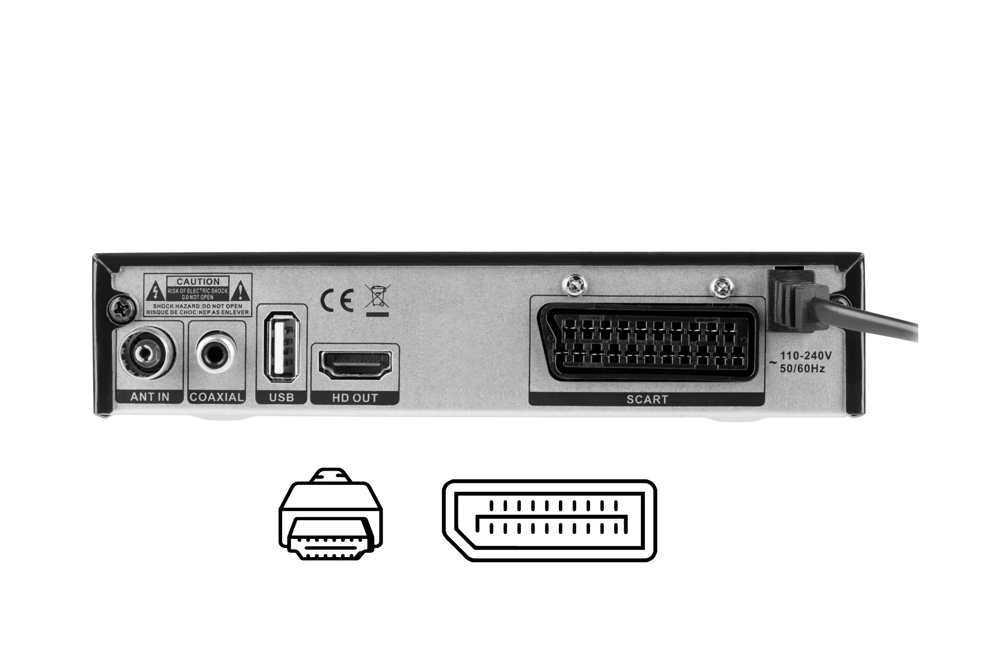 Cabletech URZ0336C galinės jungtys