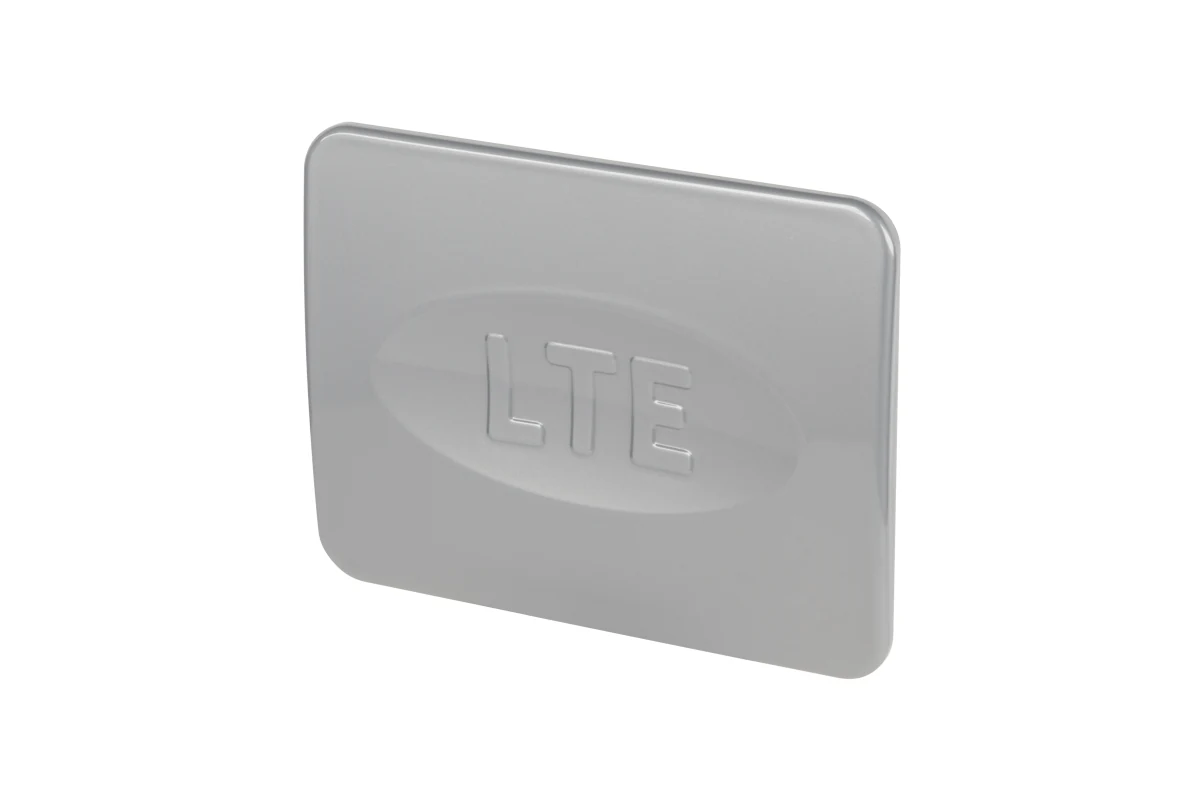 Pilkos LTE skydinės antenos priekinė pusė