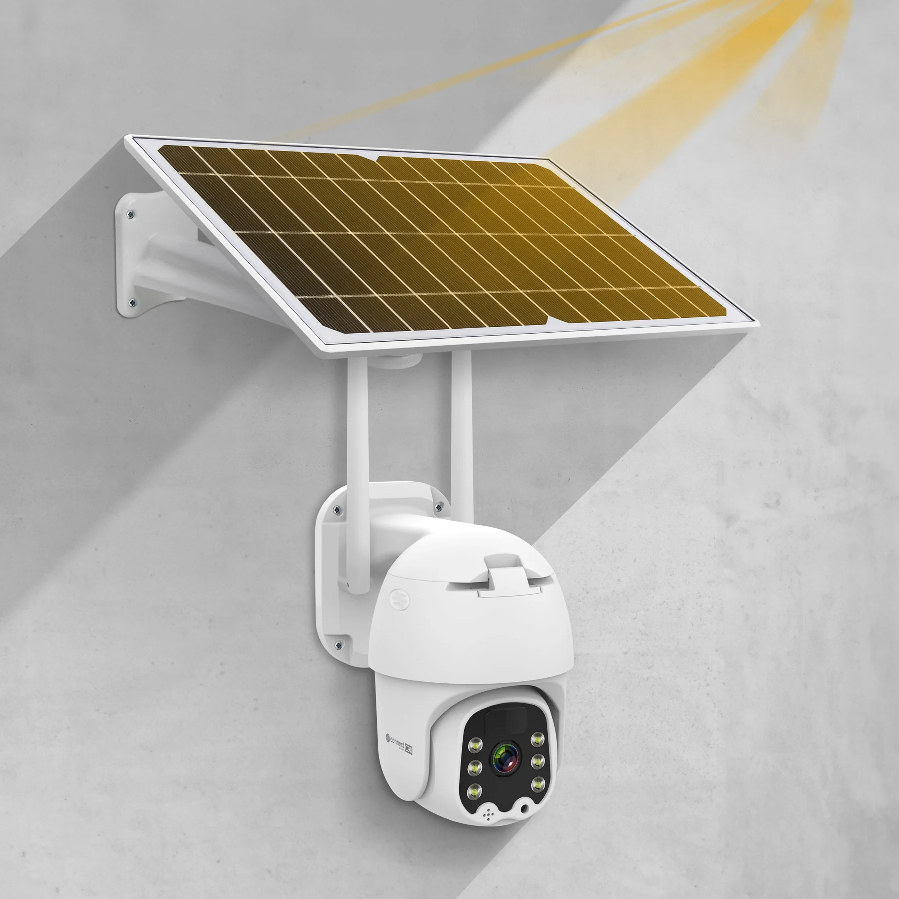 „Krüger&Matz Connect C90 Solar“ kamera su saulės maitinimo sprendimu
