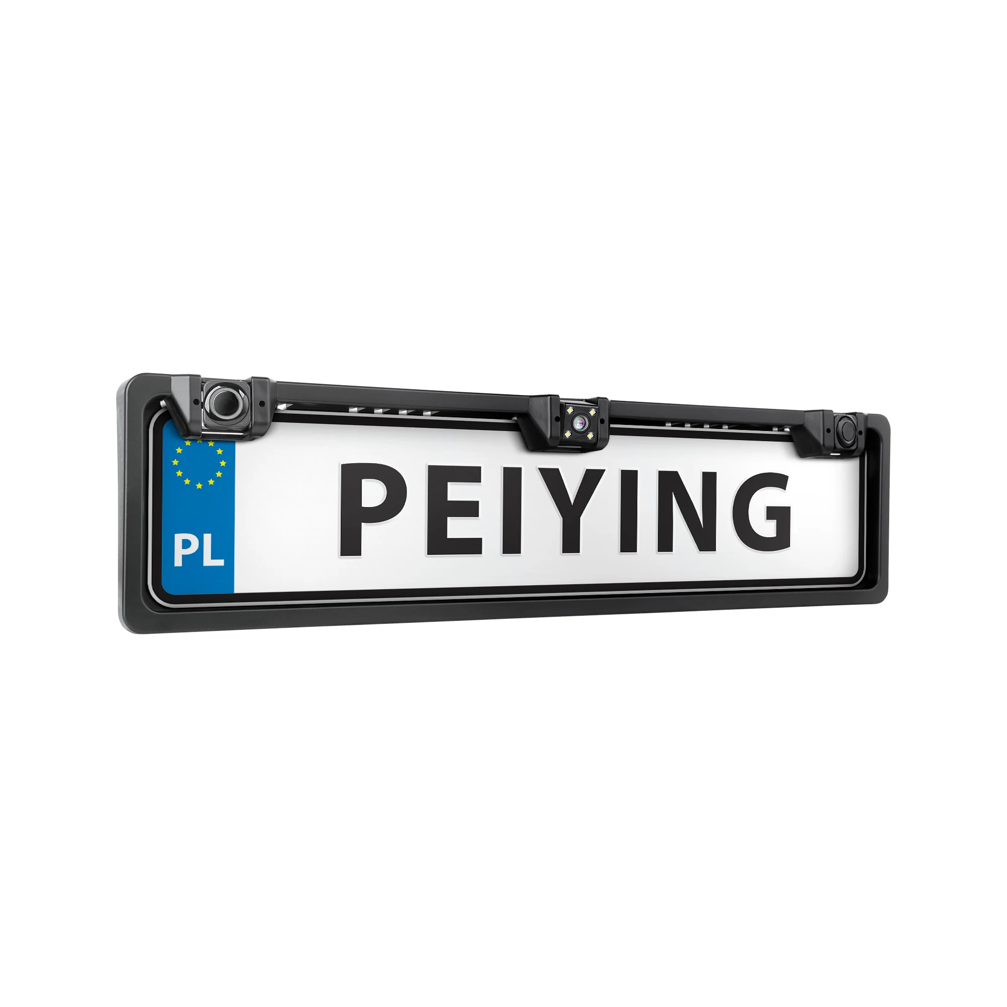 Peiying valstybinio numerio rėmelis su integruota atbulinės eigos kamera