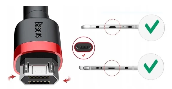 Baseus Cafule Micro USB laidas