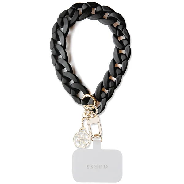 Ремешок на руку GUESS GUOUCBMC4MK (Large Chain Acrylic 4G Charms) чёрный