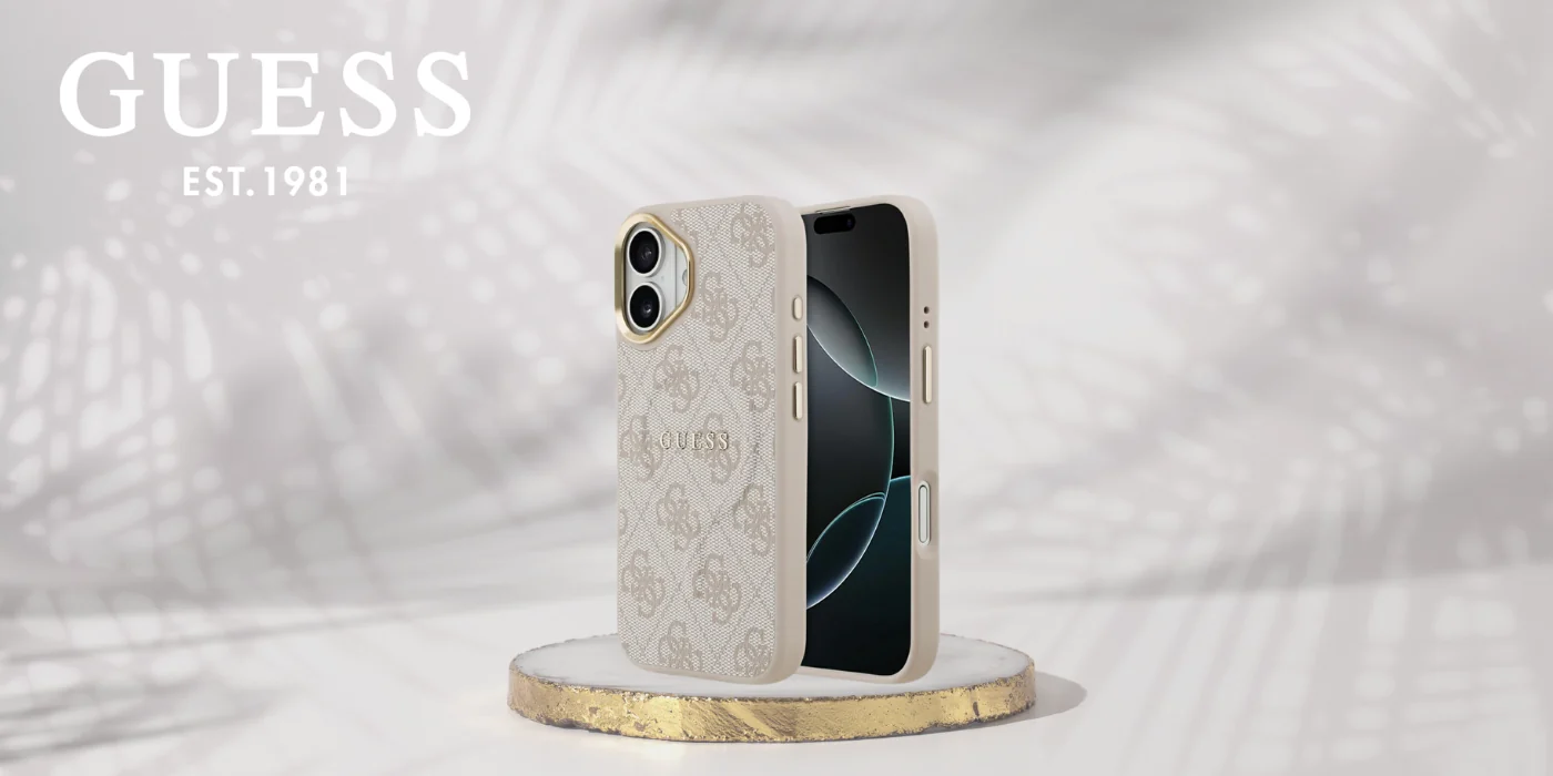 GUESS чехол для IPHONE 17 совместимый с MagSafe GUHMP17SP4MSEGCP (PU 4G W/ Classic) розовый