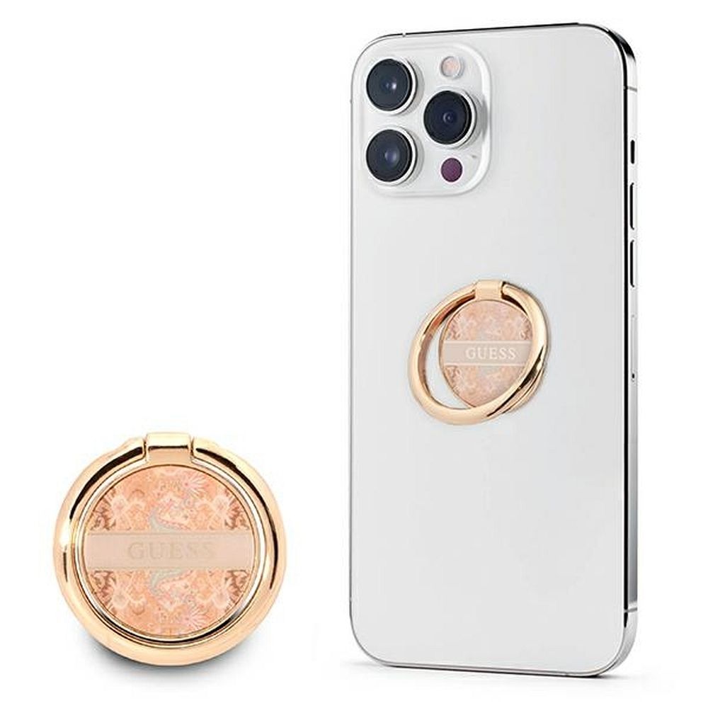 GUESS žiedinis stovas GURSHHFLG auksinis-baltas