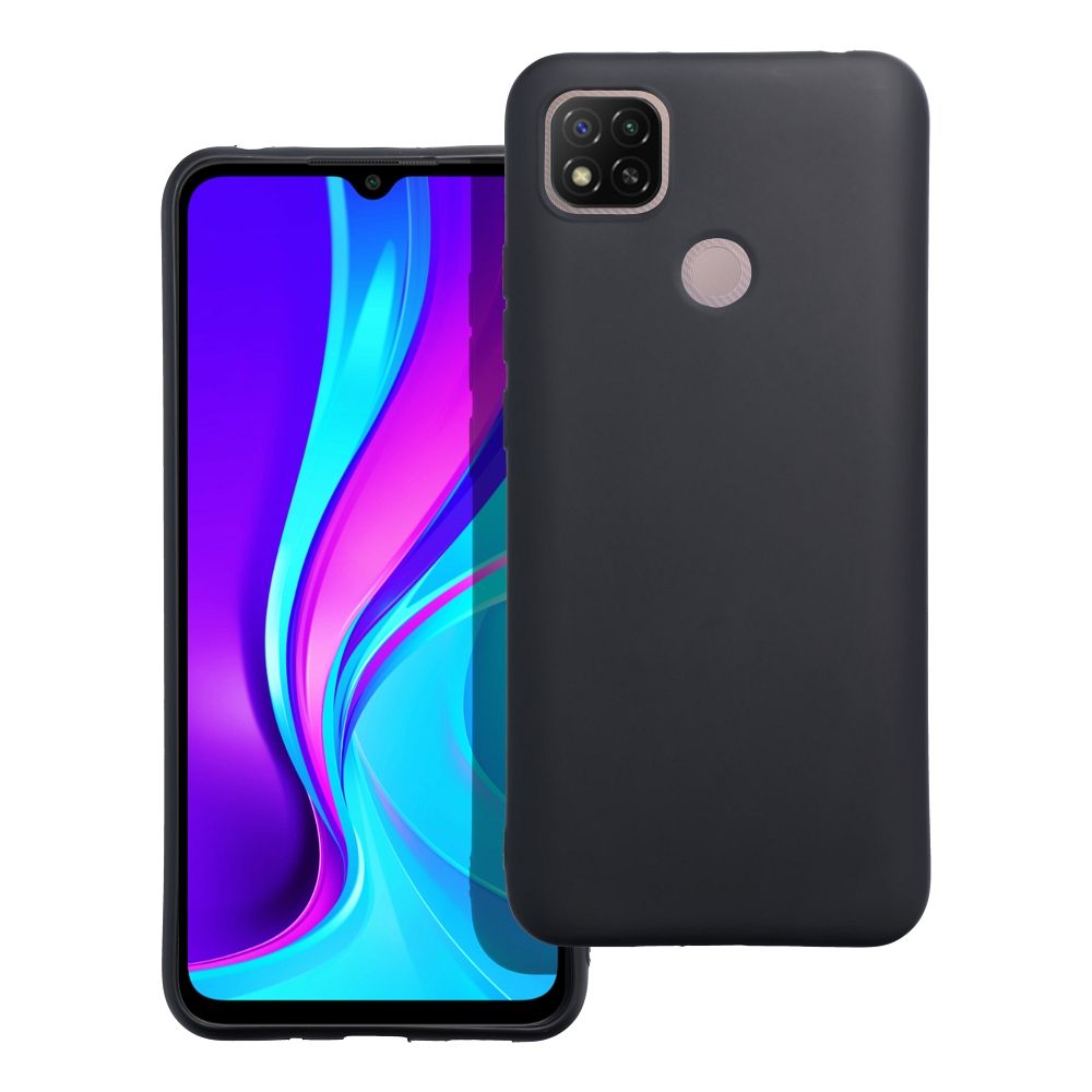 MATT dėklas telefonui XIAOMI Redmi 9C juodas