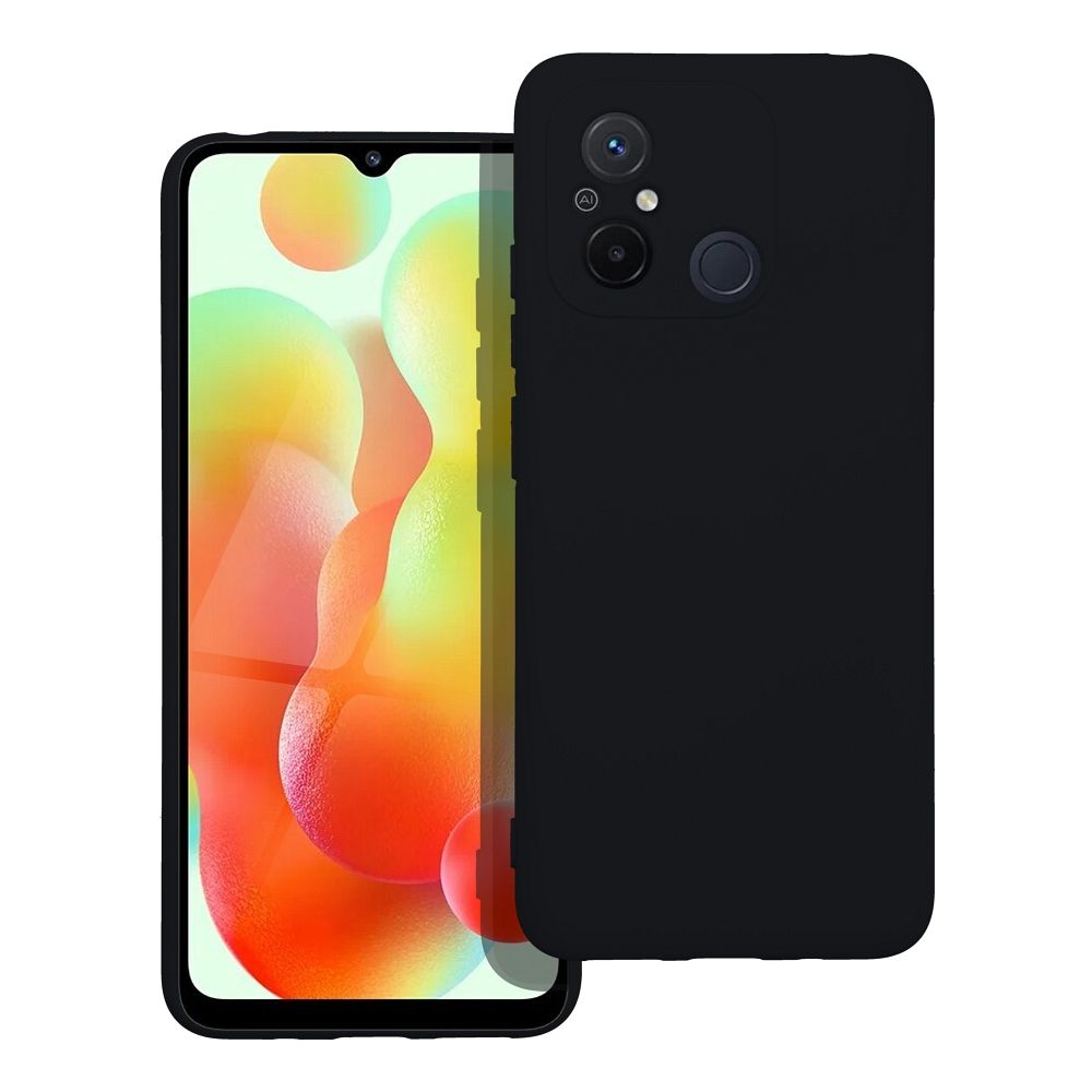 Silikoninis dėklas telefonui XIAOMI Redmi 12C juodas