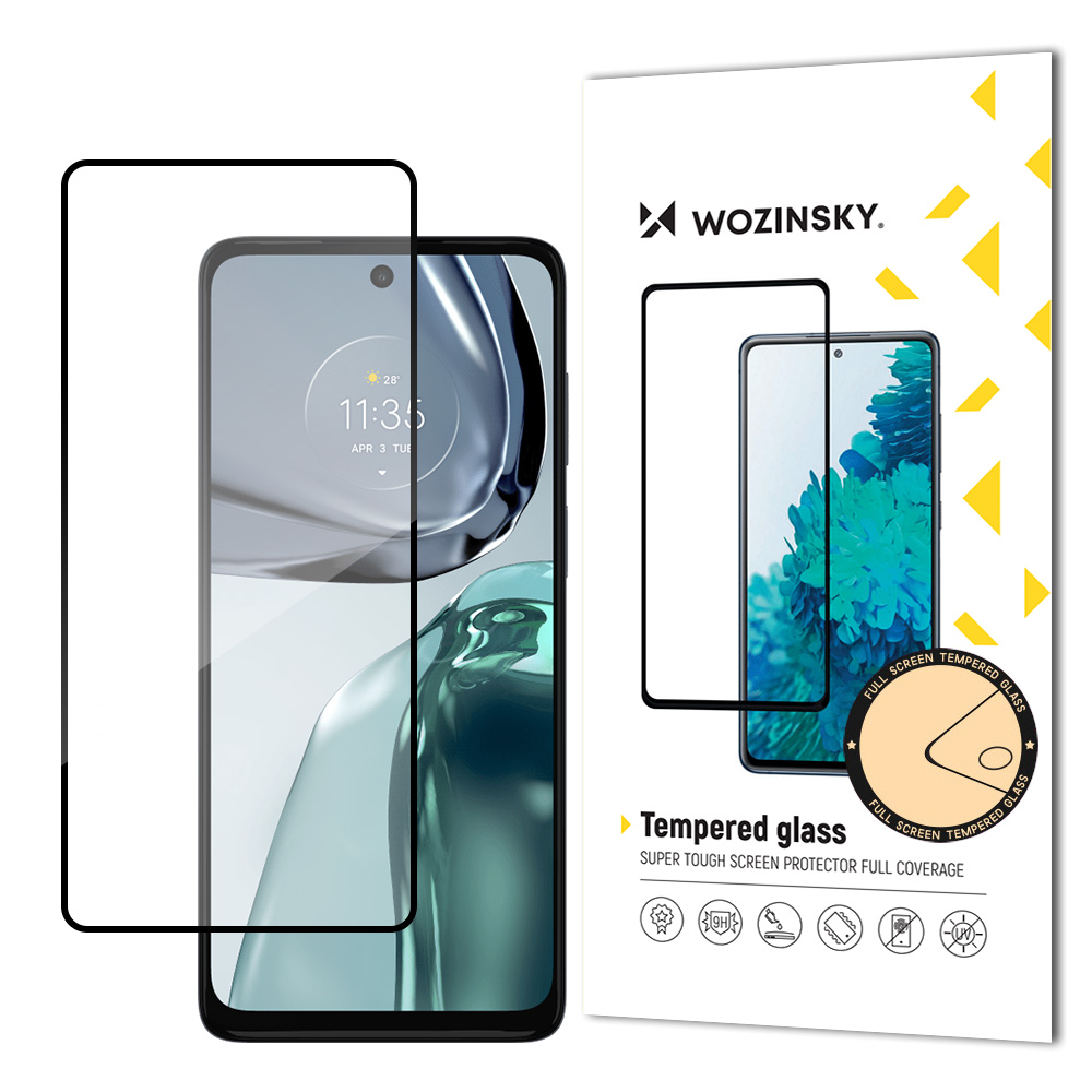 Wozinsky pilno klijavimo grūdintas stiklas Motorola Moto G62