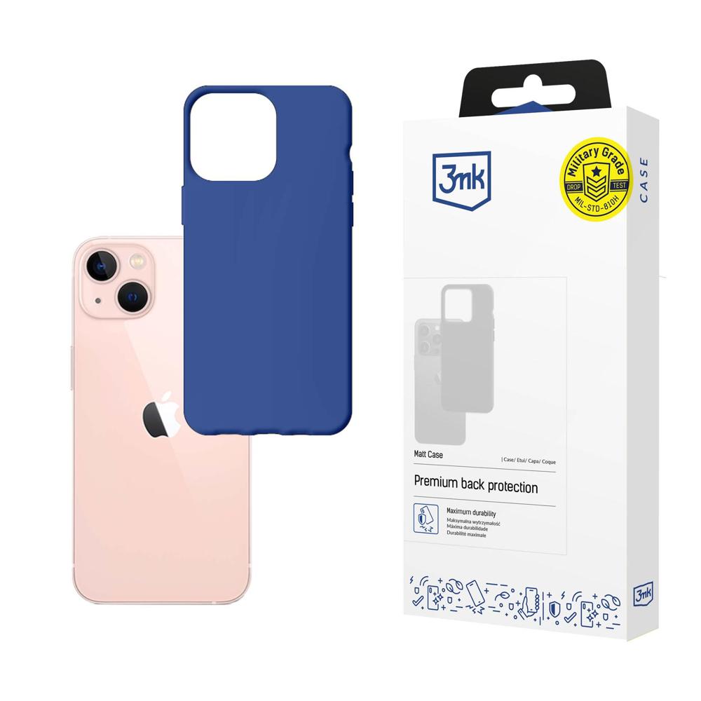 Dėklas iPhone 14 iš 3mk Matt Case serijos - mėlyna