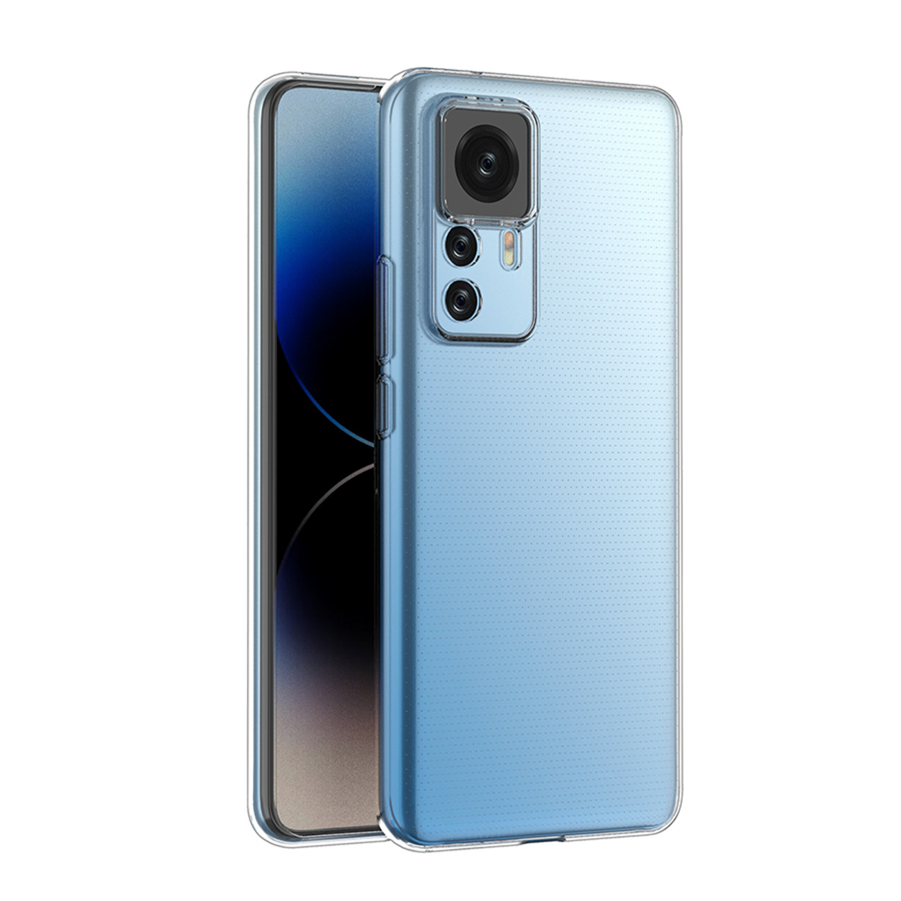 Ultra Clear 0.5mm dėklas telefonui Xiaomi 12T Pro / Xiaomi 12T plonas dangtelis skaidrus