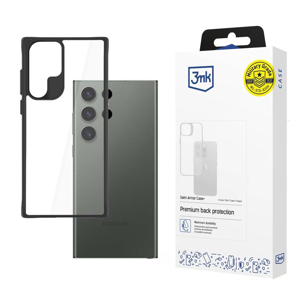 Samsung Galaxy S23 Ultra - 3mk satino šarvo dėklas telefonui+