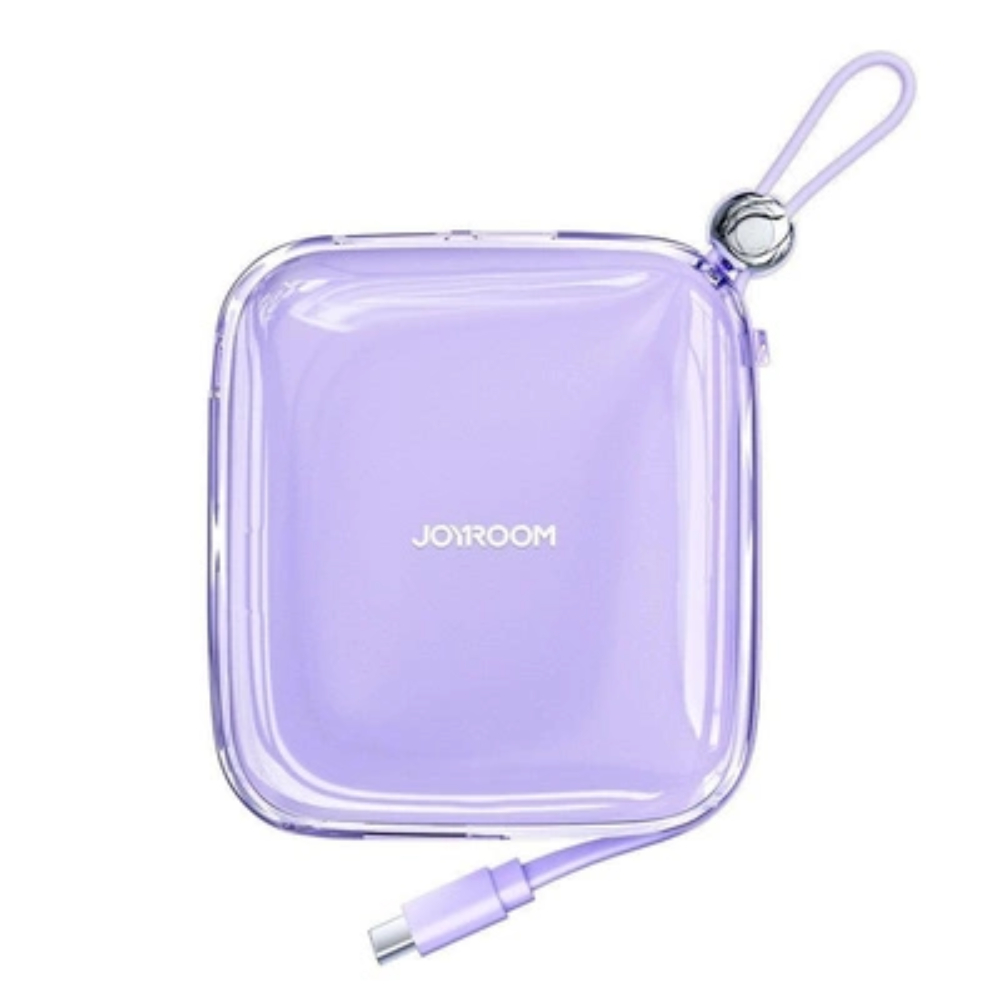 Joyroom JR-L005 10000mAh Lightning USB-A išorinė baterija - violetinė