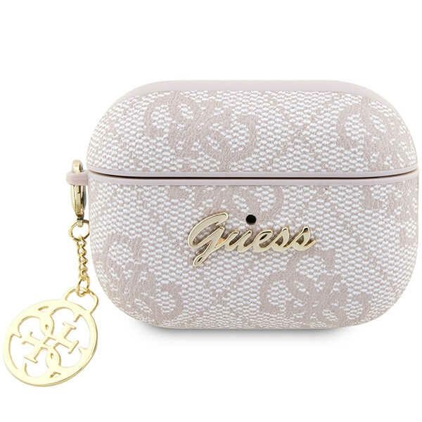 Guess GUAP2G4GSMP ausinių dėklas (m) - rožinis 4G Charm Collection