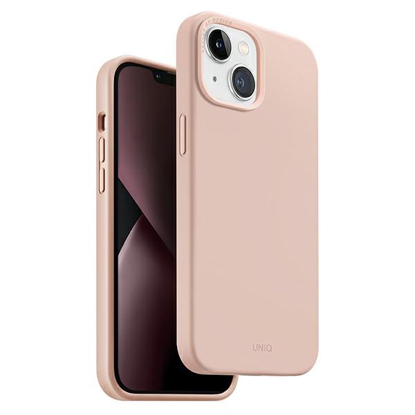 Uniq Lino dėklas telefonui iPhone 14 Plus (m) - rožinis