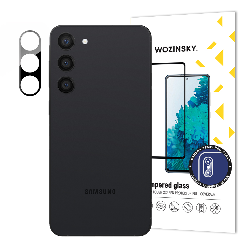 Wozinsky Full Camera Glass Samsung Galaxy S23 apsauginis stiklas 9H kamerai