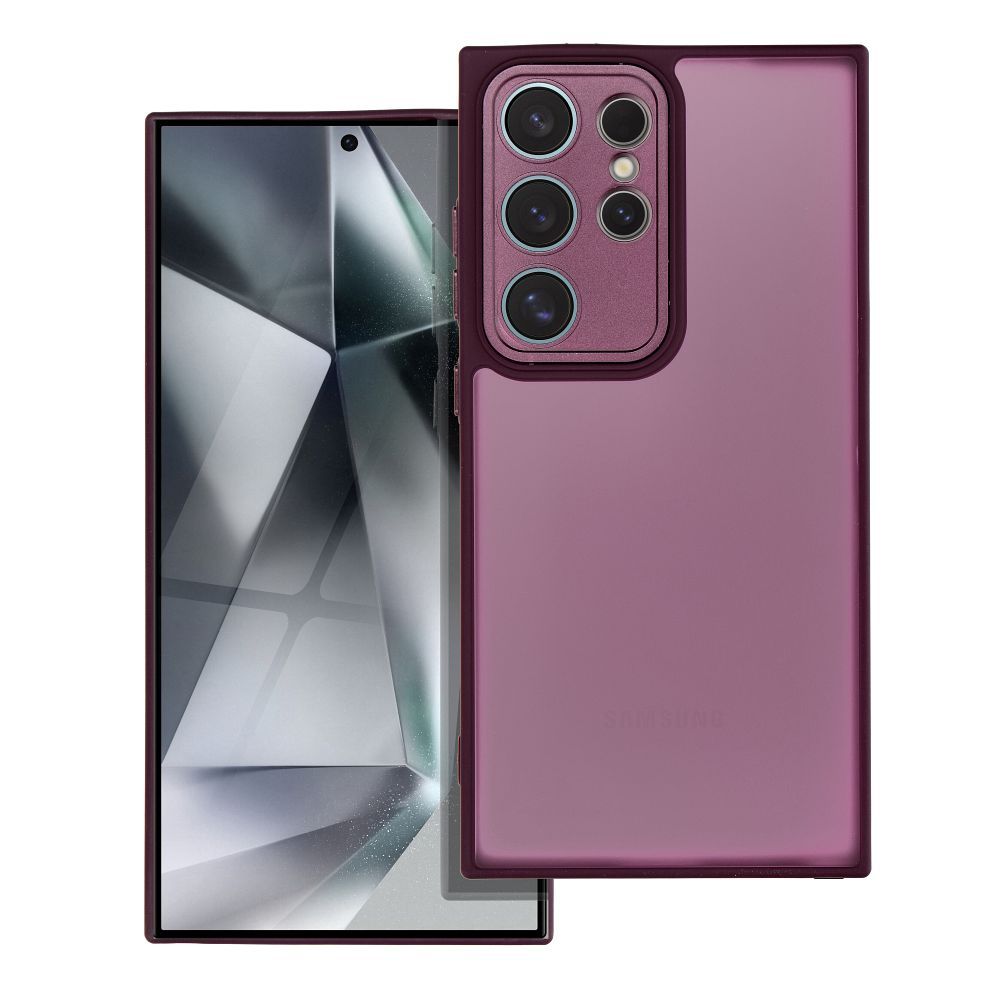 VARIETE dėklas telefonui SAMSUNG S24 Ultra violetinis
