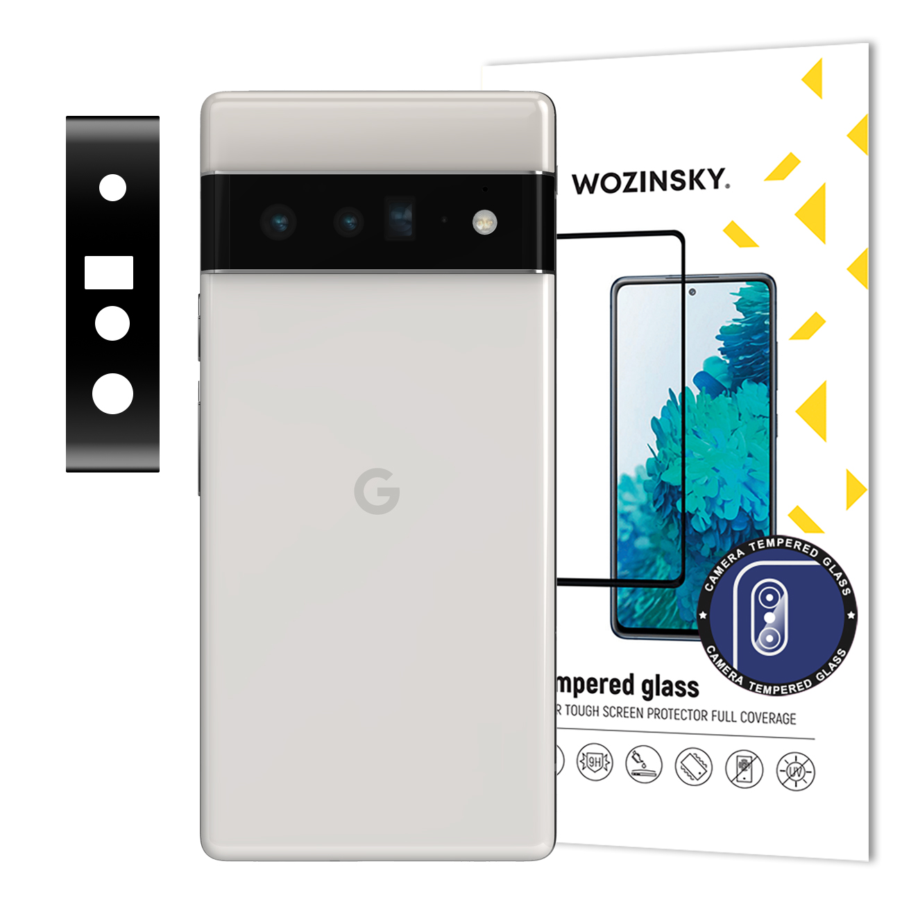 Wozinsky pilnas apsauginis stiklas kamerai Google Pixel 6 Pro
