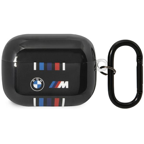 BMW BMAP22SWTK AirPods Pro dėklas juoda/juoda Daugybė Spalvotų Linijų