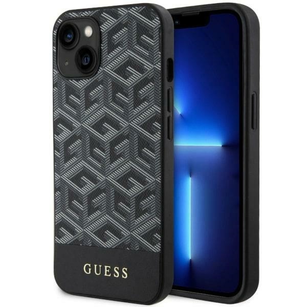Guess GUHMP14MHGCFSEK iPhone 14 Plus 6.7" Dėklas telefonui juodas/juodas Magnetinis