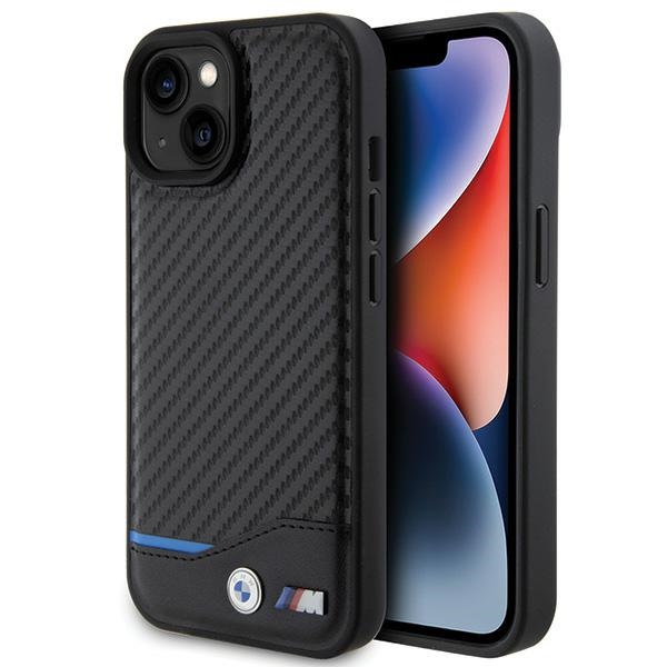 BMW Odinis Carbon dėklas telefonui iPhone 15 - juodas