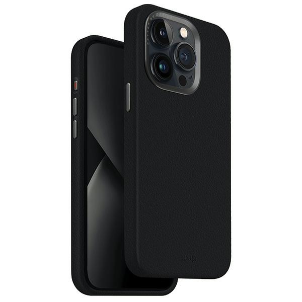 Uniq Lyden Magnetinis įkrovimo dėklas telefonui iPhone 15 Pro Max - juodas