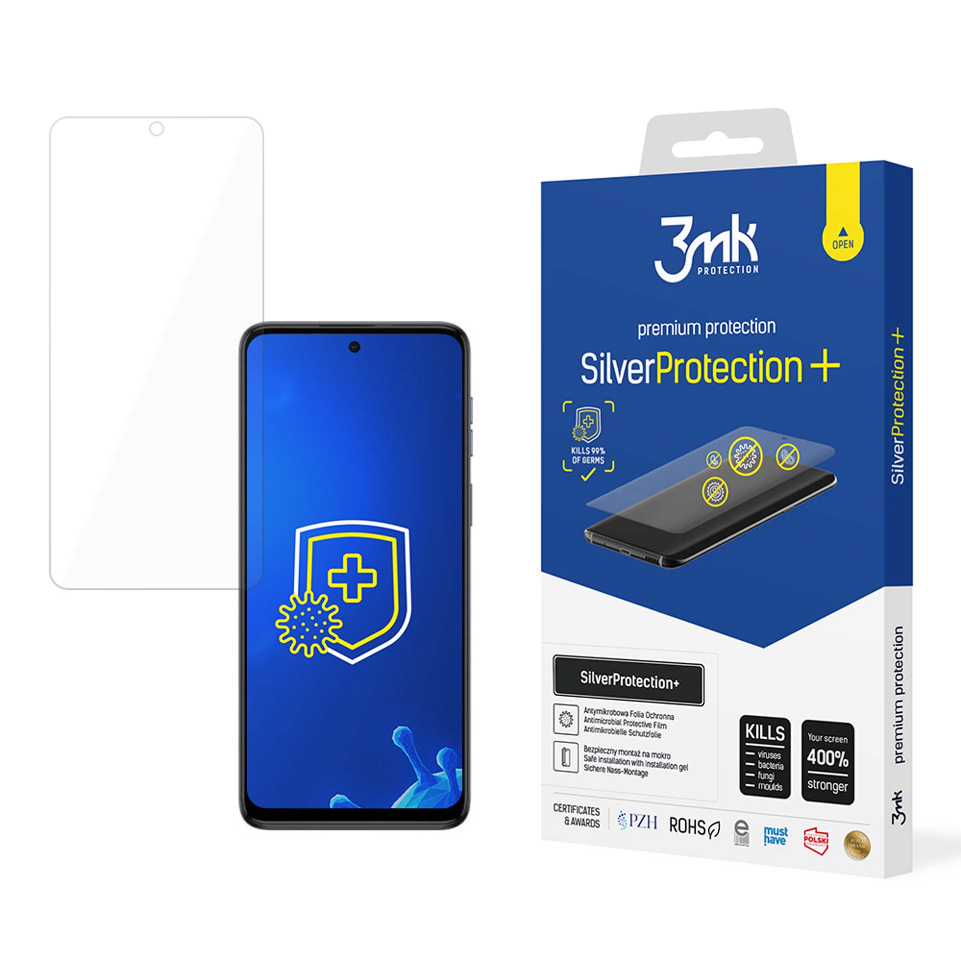 Motorola Moto G54 - 3mk sidabrinė apsauga+