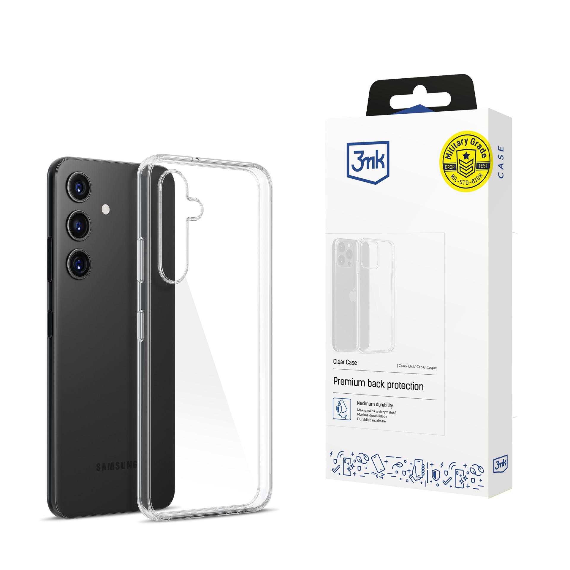 Dėklas 3mk Clear Case 1,2mm Samsung S926 S24 Plus