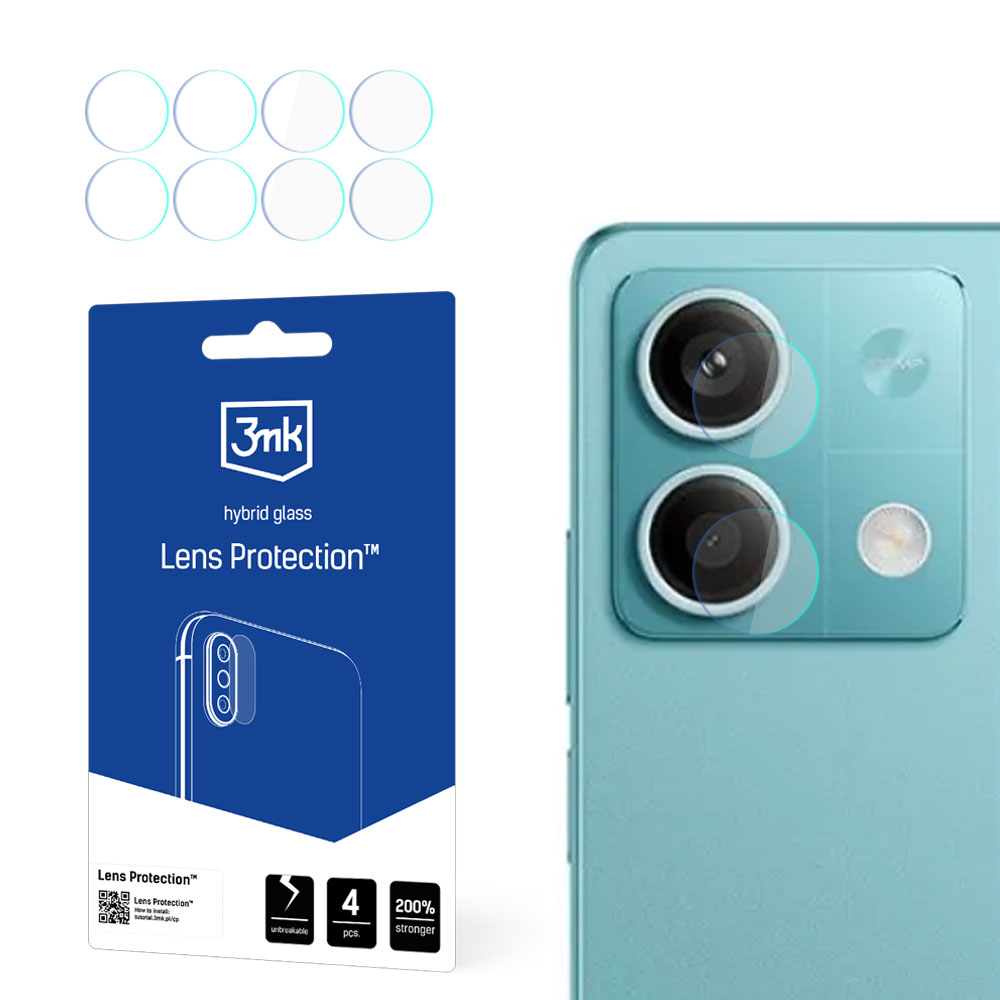 3mk Lens Protection™ hibridinis objektyvo stiklas Redmi Note 13 5G