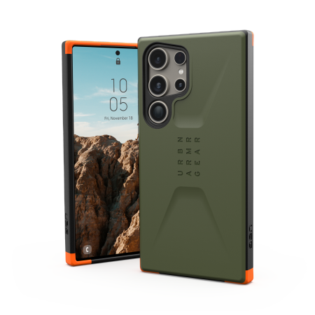 UAG Civilian dėklas Samsung Galaxy S24 Ultra 5G - žalias