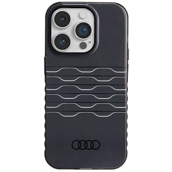 Audi IML Magnetinis dėklas telefonui iPhone 14 Pro - juodas