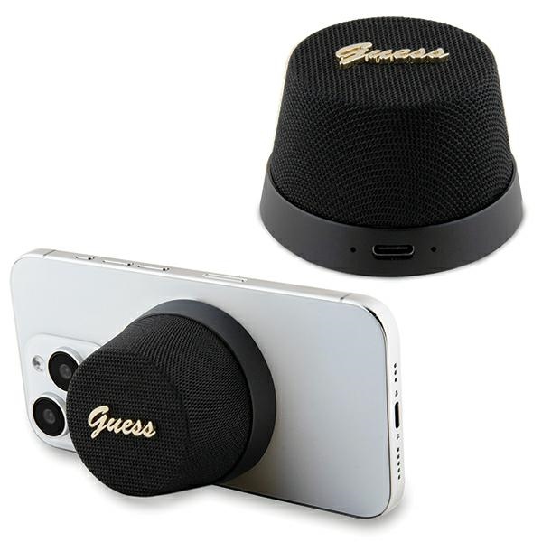 Guess magnetinis Script Metal Bluetooth garsiakalbis - juodas