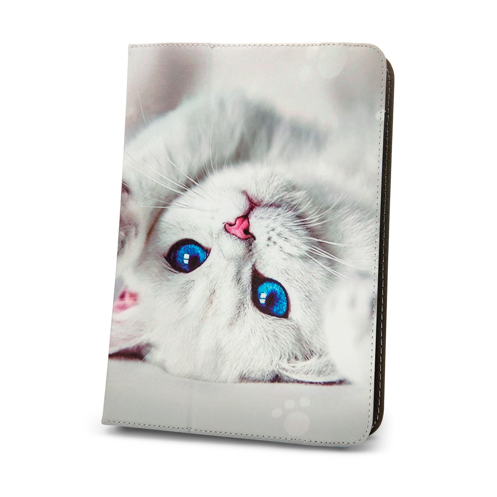 Universalus dėklas Cute Kitty planšetiniam kompiuteriui 9-11''(L27 x W20 cm)