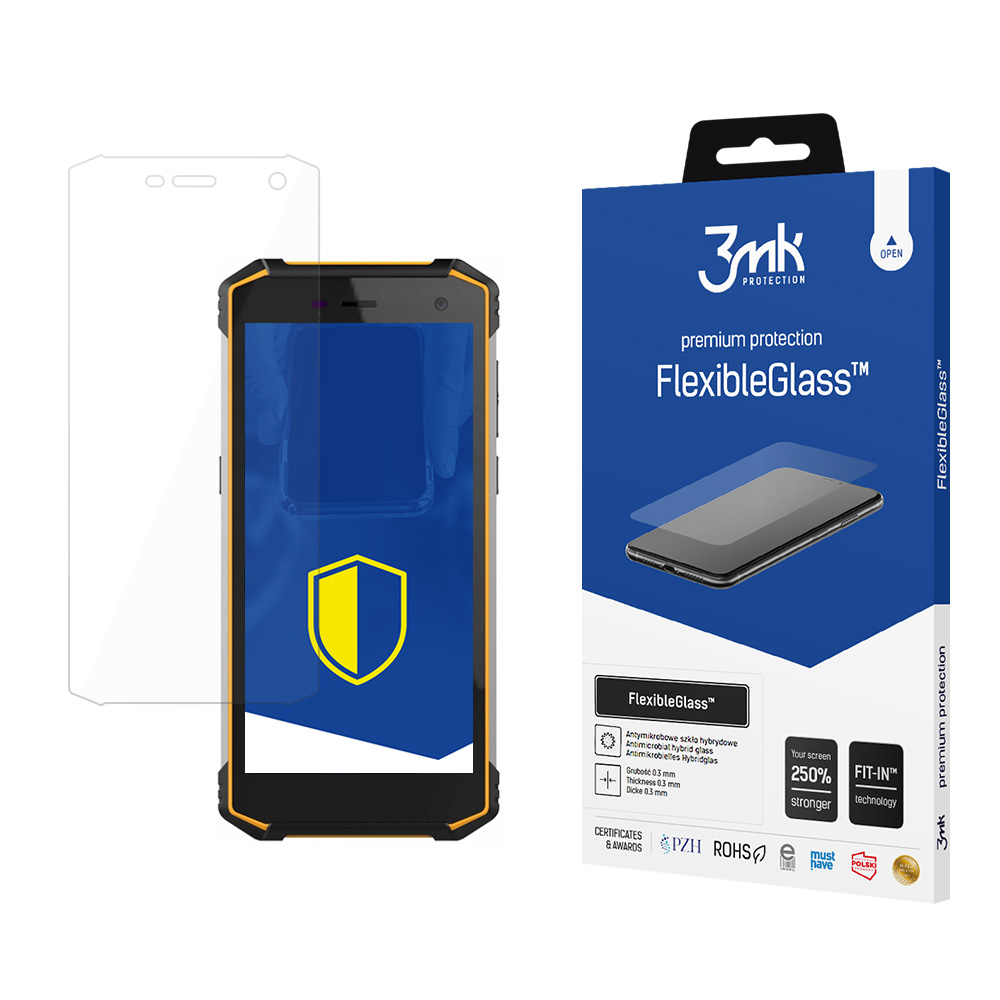 Hibridinis stiklas 3mk FlexibleGlass™ MyPhone Hammer Energy 2