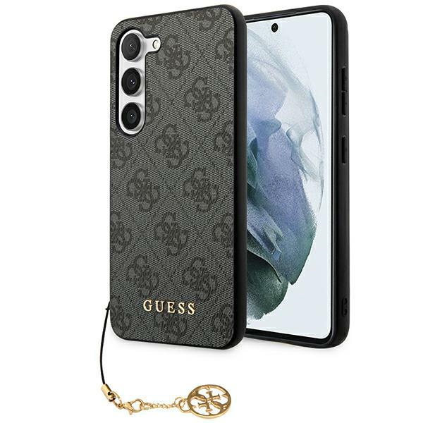 Guess 4G Charms Collection dėklas telefonui Samsung Galaxy A55 - juodas