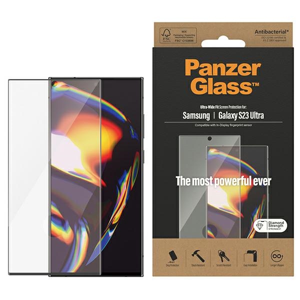 PanzerGlass itin platus apsauginis stiklas Samsung Galaxy S23 Ultra S918