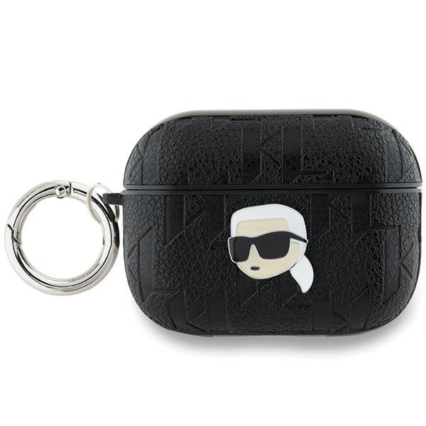 Karl Lagerfeld Monograma Karl galvos dėklas AirPods Pro 2 - juoda