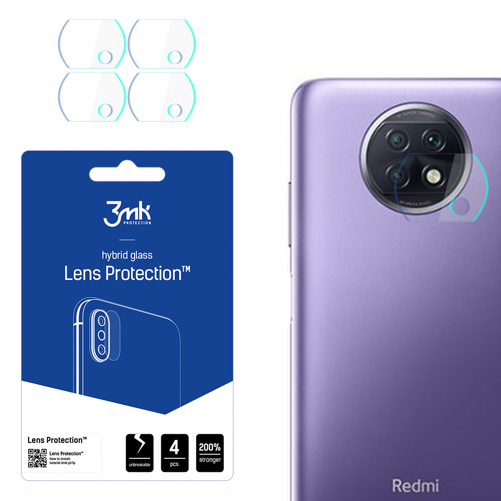 3mk Lens Protection™ hibridinis kameros stiklas Xiaomi Redmi Note 9T 5G