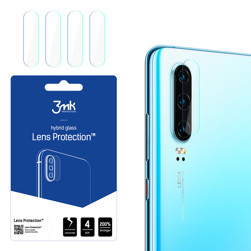 3mk Lens Protection™ hibridinis kameros stiklas Huawei P30