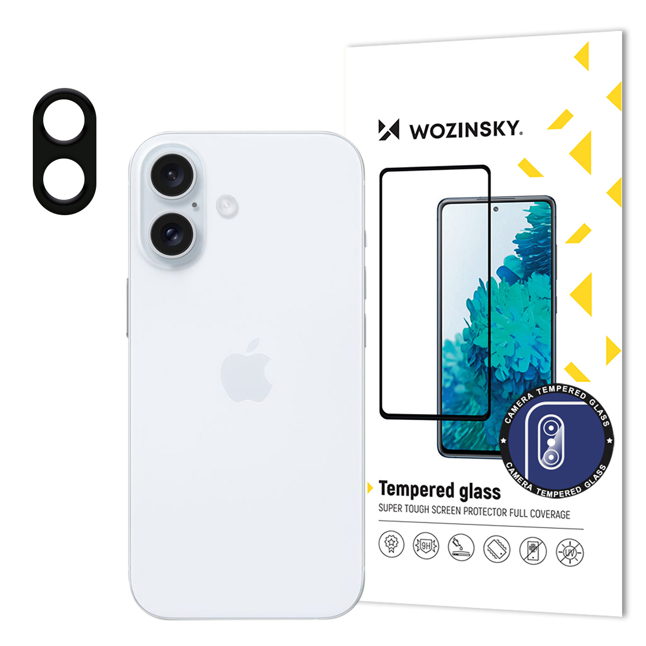 Wozinsky Full Camera Glass 9H grūdintas stiklas iPhone 16 kamerai