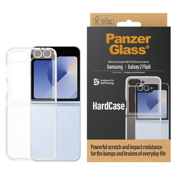 PanzerGlass HardCase dėklas telefonui Samsung Galaxy Z Flip 6 - skaidrus