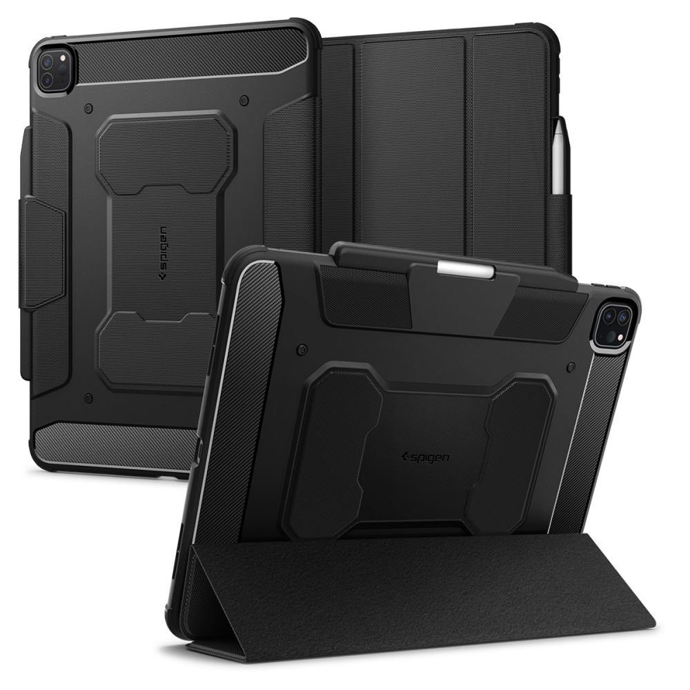 Spigen Rugged Armor Pro dėklas iPad Pro 13" 2024 - juodas