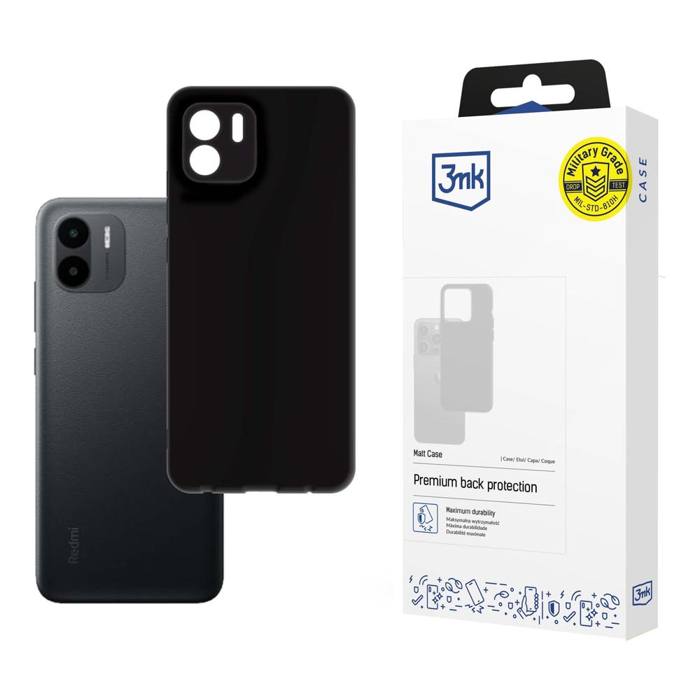 Dėklas 3mk Matt Case Xiaomi Redmi A1/Redmi A2 juodas