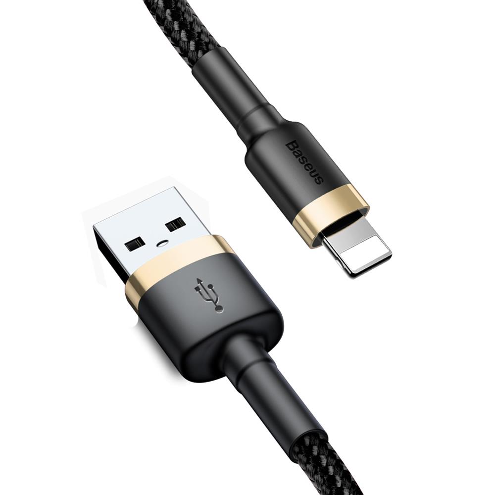 Baseus kabelis Cafule USB - Lightning 1,0 m 2,4A auksinis-juodas