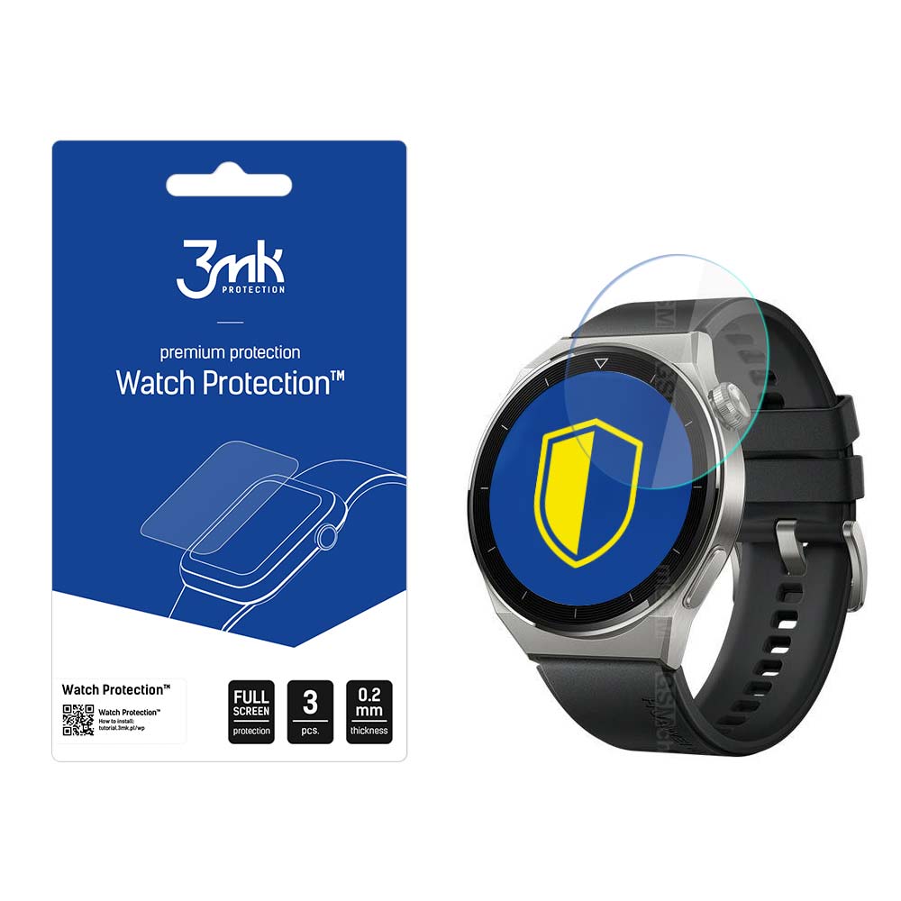 3mk Watch Protection™ v. FlexibleGlass hibridinis stiklas Huawei Watch GT 3 Pro 46 mm laikrodžiui